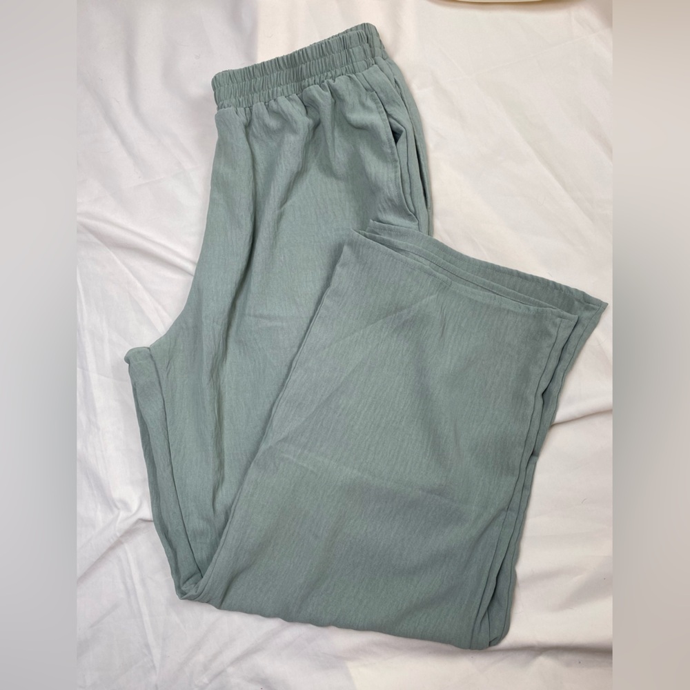 Cherish Sage Green Casual Pants